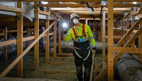 Yläpohjan tarkastus